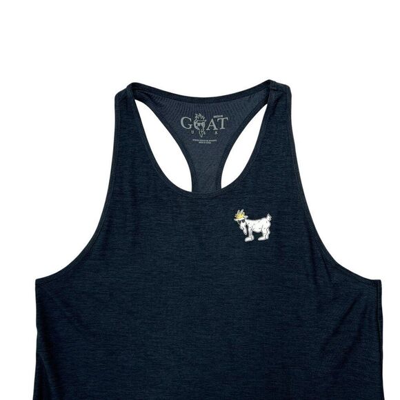 GOAT USA Women's Size Medium Blue OG Tank Top - Picture 3 of 10